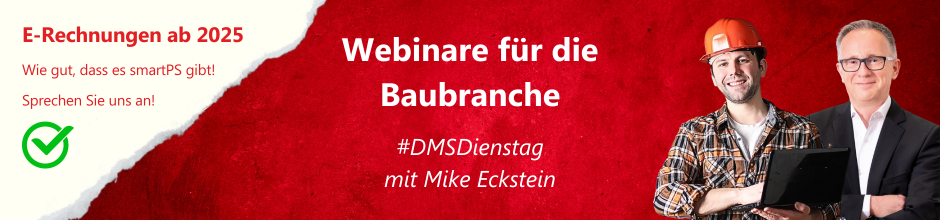 DMSDienstag Webinare für die Baubranche